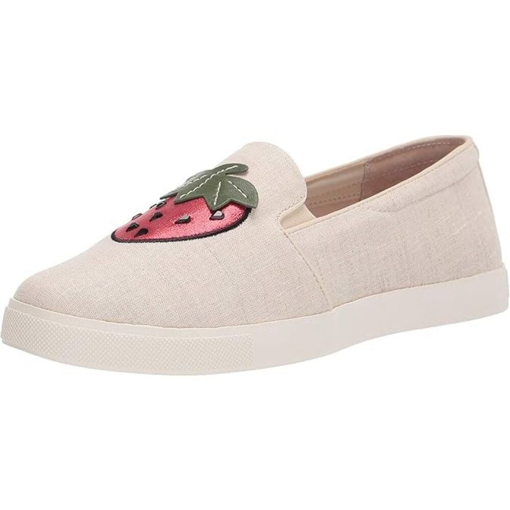 NEW Katy Perry Women The Kerry Sneaker Strawberry Laceless Active Slip On Shoes